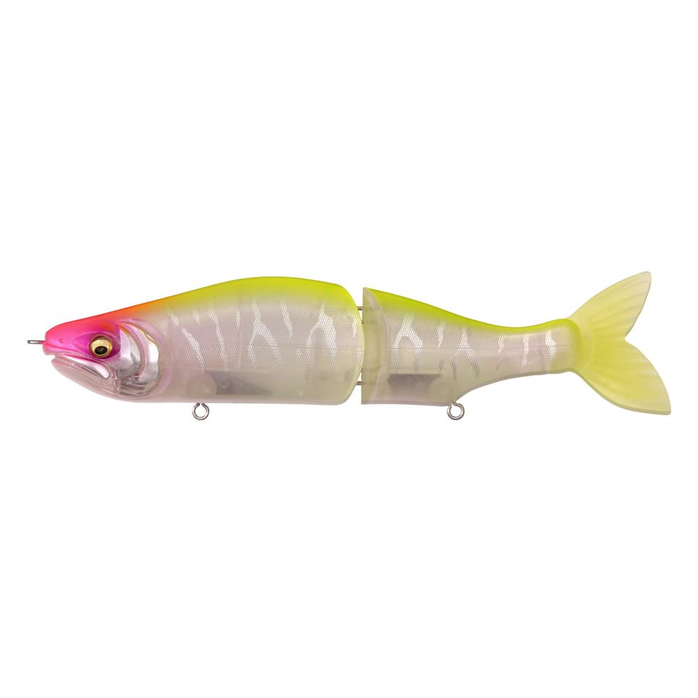 Megabass i-Slide 187 R Floating Tiger Reaction front view shows sharp S-action for precise retrieves