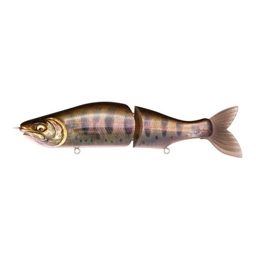 Megabass i-SLIDE 187R Amago front view highlighting stable water-trapping action.