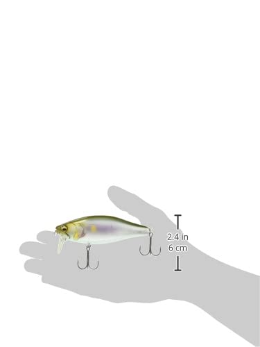 Megabass I-Jack lure Setsukiayu action shot, highlighting metal sound and stability.