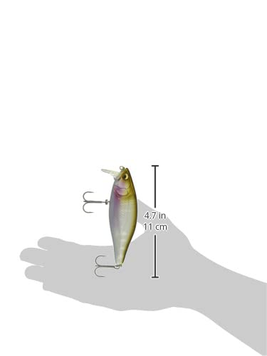 Megabass I-Jack lure pendulum sound system shows left-right sway for controlled retrieves