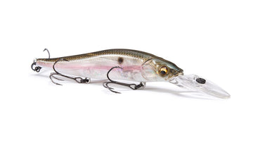 Megabass Ito Vision 110+2 lip design with tungsten balancer for long casts and steep dives