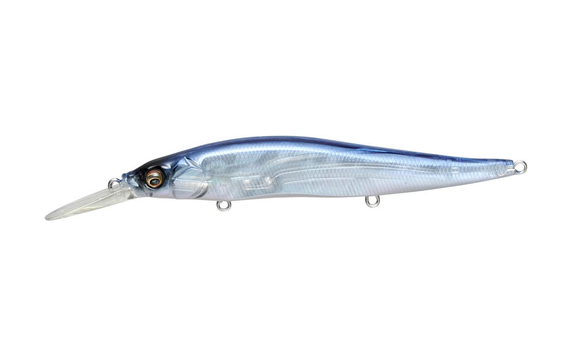 Megabass Ito Vision ONETEN+1 suspending jerkbait GP Pro Blue ready for precise depth control