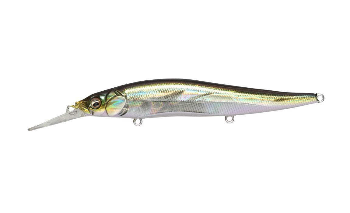 Megabass Ito Vision ONETEN+1 suspending jerkbait for deep-water action and long casts