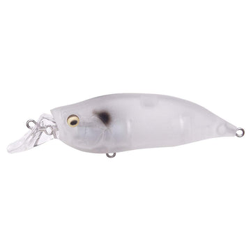 Megabass IXI Shad Type-R Secret Dry Ice lure, front view for shallow-water search