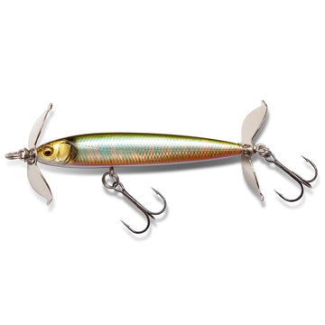 Megabass Level Swimmer SP-C Japanese Silver Oikawa in water showing heavy sinking action for deep retrieves.