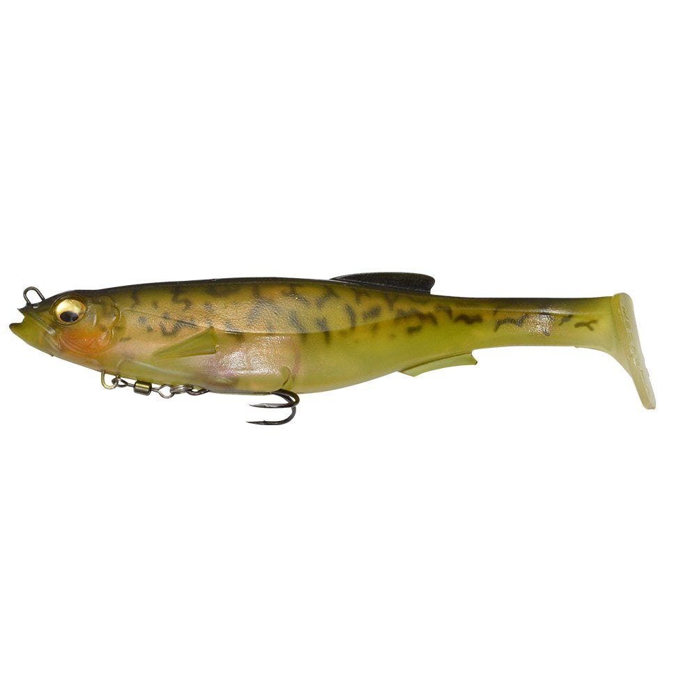 Megabass Magdraft 6-inch nude bass lure for lifelike action and stable retrieves.