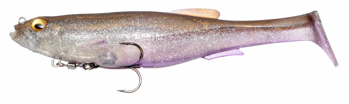 Megabass Magdraft 6inch lure with wakasagi design for realistic swimming action
