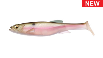 Megabass Magdraft Freestyle 6in Nude Rainbow jighead compatibility for depth control