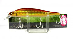 Megabass Minnow X-80 Magnum GLX Red Sardine II lure, dive-action view, supports versatile saltwater fishing.