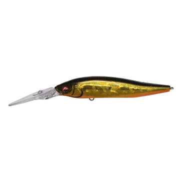 Megabass Nanahan+2 GG lure front view showing a compact 75mm profile for deep-water reach