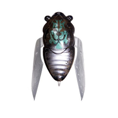 Megabass Nano SIGLETT front view highlights compact feather construction for finesse fishing.