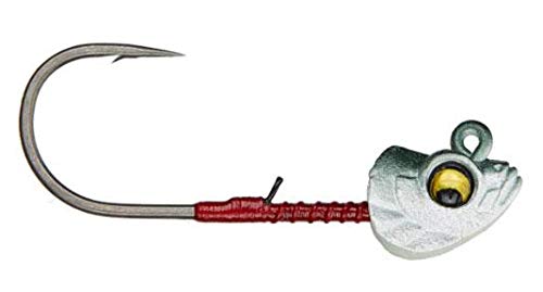 Megabass Okashira jighead in multiple colors and weights for versatility.