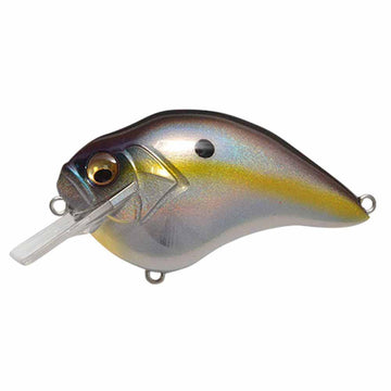 Megabass S-Crank 1.5 Sexy Shad front-angle view illustrating wobble and broad water coverage.