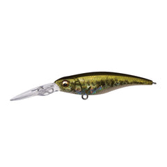 Megabass Shading-X R 62 GG Baby Bass lure in hand for finesse bass fishing