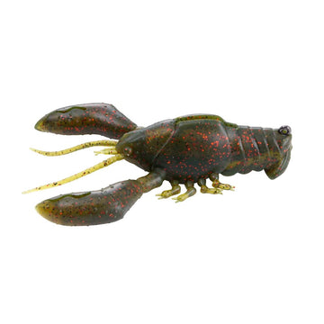 Megabass Sleeper Craw Grass Craw top view shows realistic color and scale detail for lifelike presentations.