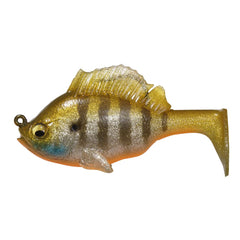 Megabass Sleeper Gill 3.2-inch body with lifelike bluegill pattern attracts cautious bass.