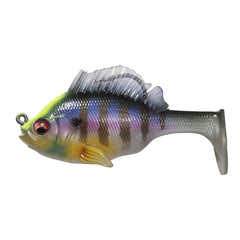 Megabass Sleeper Gill 3.2-inch swimbait gliding over weed beds for bass