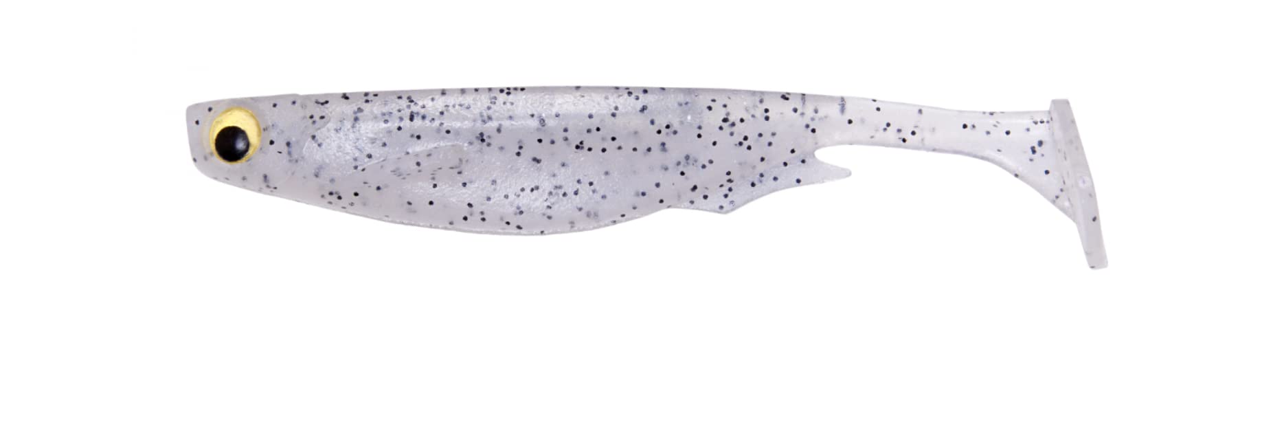 Megabass Spark Shad 3in Neon Pepper body view emphasizes stable action.