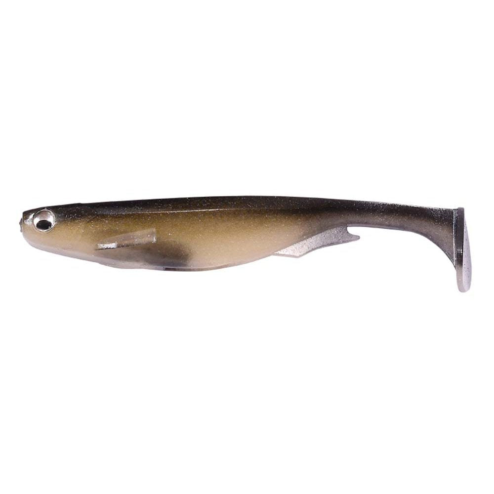 Megabass Spark Shad 4in Ayu body view highlights natural baitfish color for bass lure use