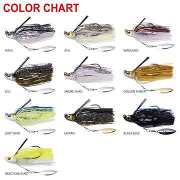 Megabass Uoze Swimmer 1/2 oz packaging ready-to-fish.