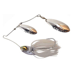 Megabass V9 Spinnerbait teardrop blades delivering high flash and vibration.