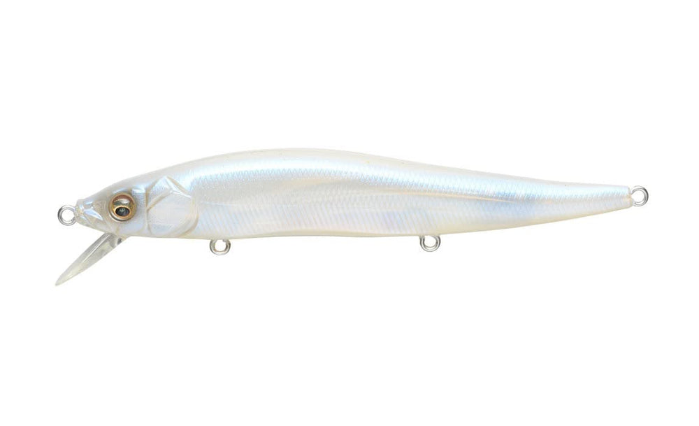 Megabass Vision 110 side profile showing balanced silhouette for action