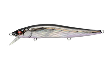 Megabass Vision 110 underwater shot near structure showing versatility around cover
