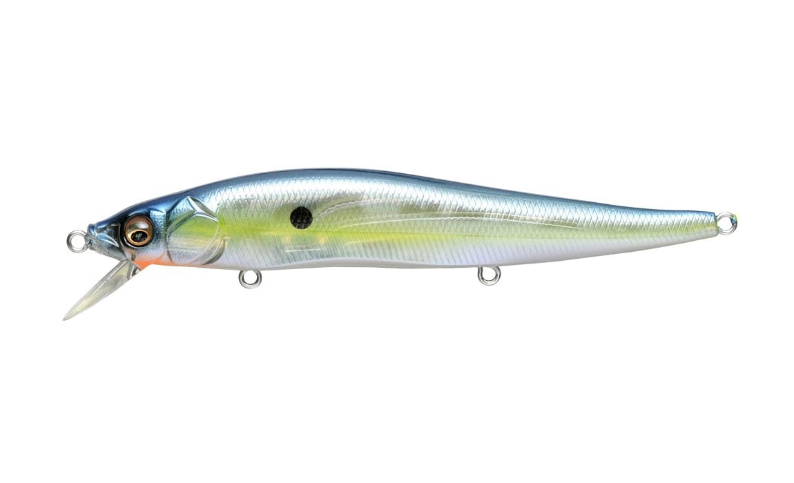 Megabass Vision 110 jerkbait with lifelike action for long casts and impressive strikes.