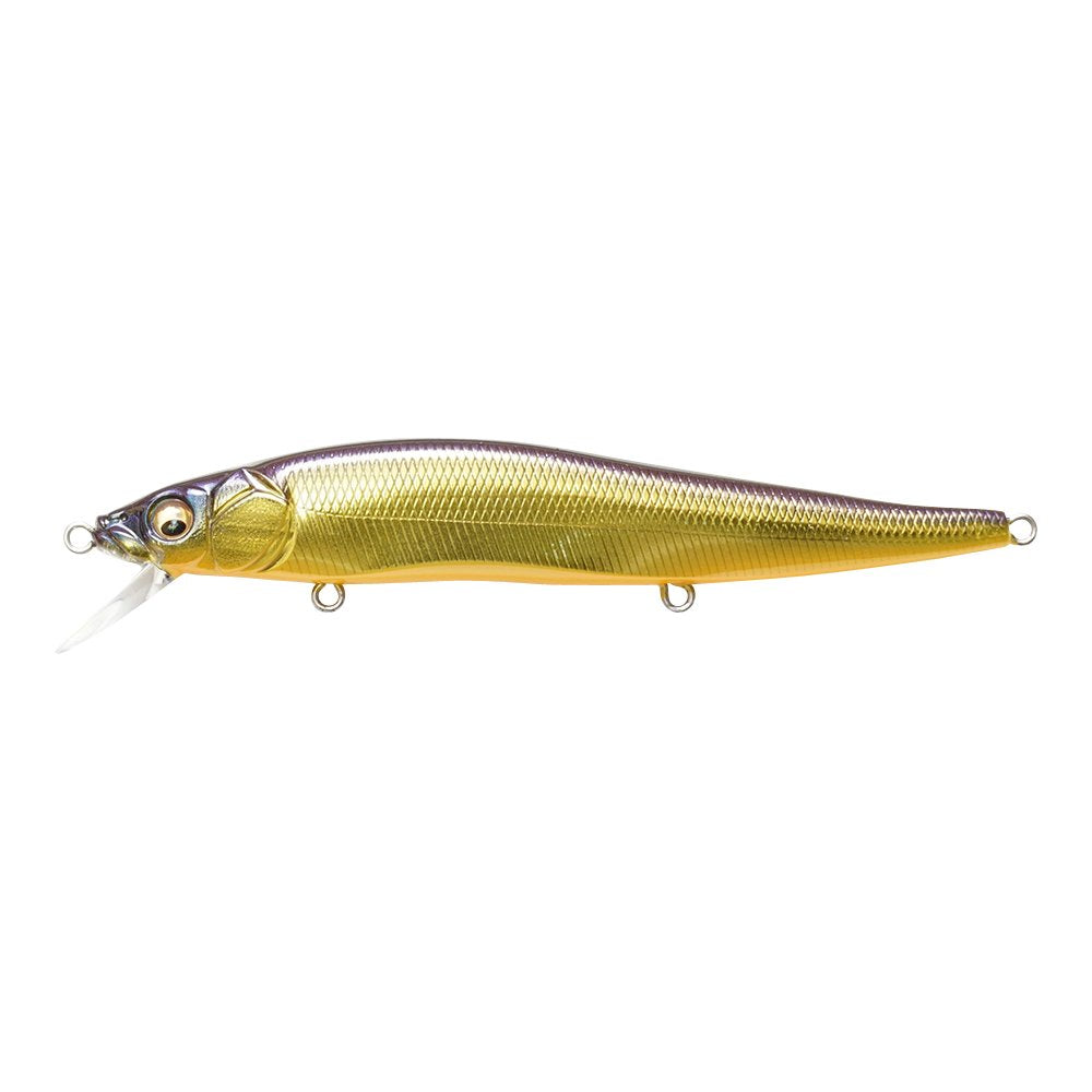 Megabass Vision 110 Oneten lure with dart action for lifelike swimming and long, accurate casts.