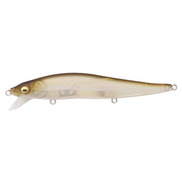 Megabass Vision 110 SR front view showing compact design for precise casting.