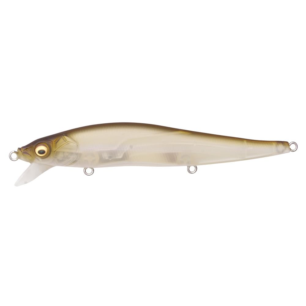 Megabass Vision 110 SR front view showing compact design for precise casting.