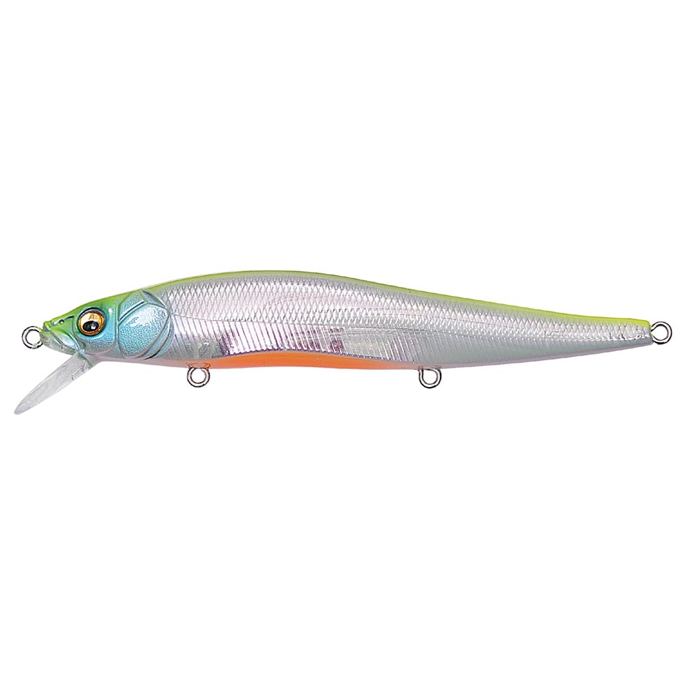 Megabass Vision ONETEN Aurora Reaction front view, compact lure ideal for precise casts