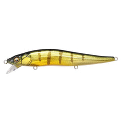 Megabass Vision ONETEN SR GG Perch front view highlights a precise shallow jerkbait for tight spots