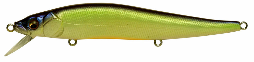 Megabass Vision Oneten Table Lock SP lure shows lifelike side-to-side action to attract big bass.