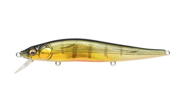 Megabass Vision 110 jerkbait shows darting action for longer casts and realistic lure movement