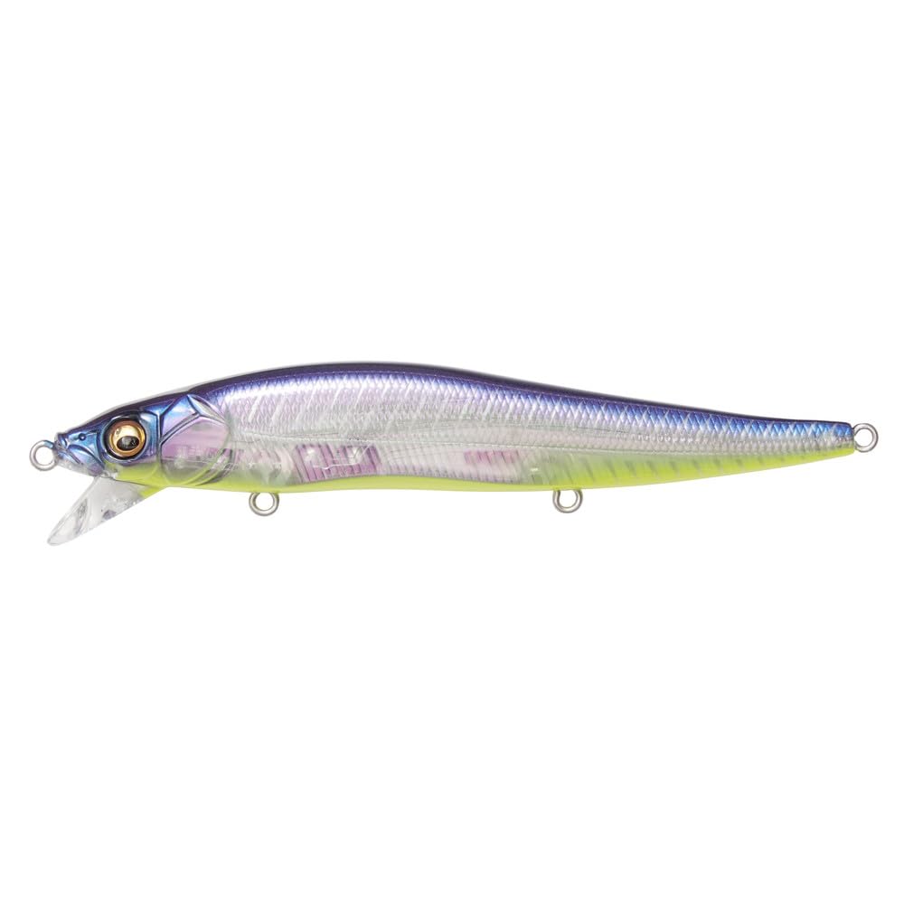 Megabass Vision 110 SR lure profile highlighting a sleek silhouette for precise casting