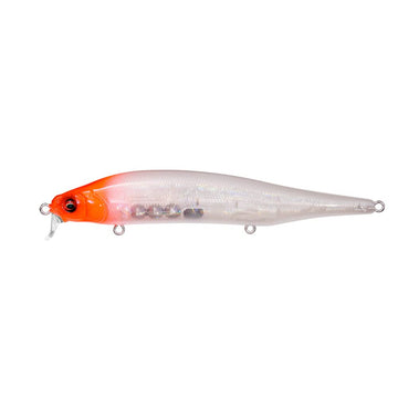 Megabass X-80 Magnum SR GP Redhead lure side view showing shallow-water action