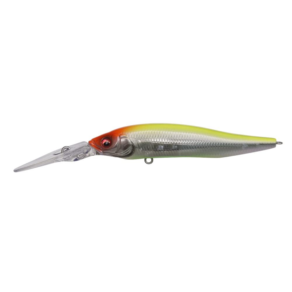 Megabass X-NANAHAN+2 MG Vegetable front view shows compact profile for deep-water reach