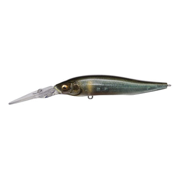 Megabass X-NANAHAN Ayu Kishu front view highlighting long-range casting potential