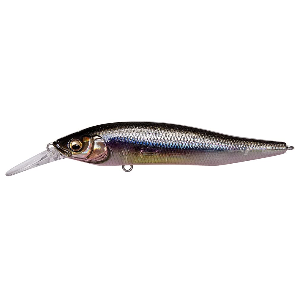 Megabass X-NANAHAN Kasumi Ito 75mm front view emphasizes long-distance casting potential.