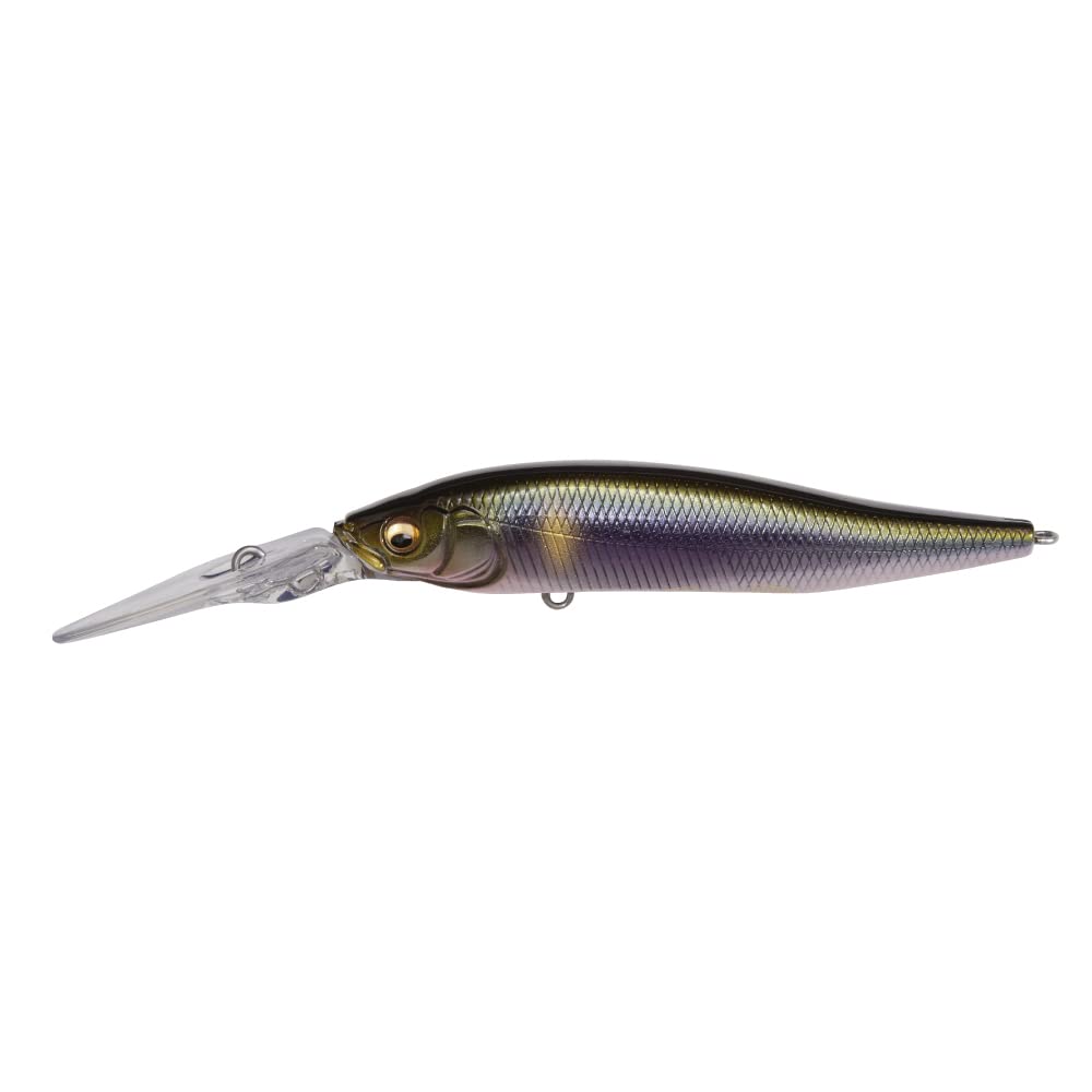 Megabass X-NANAHAN+2 Ayu side view showcases the 75mm compact body for long casts.