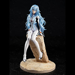 Megahouse Rei Ayanami G.E.M. figure side profile highlights intricate detailing for collectors.