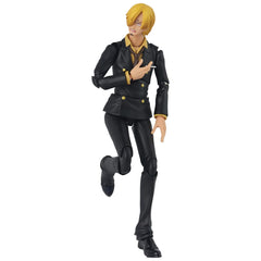 Megahouse One Piece Sanji figure front view for eye-catching shelf display.