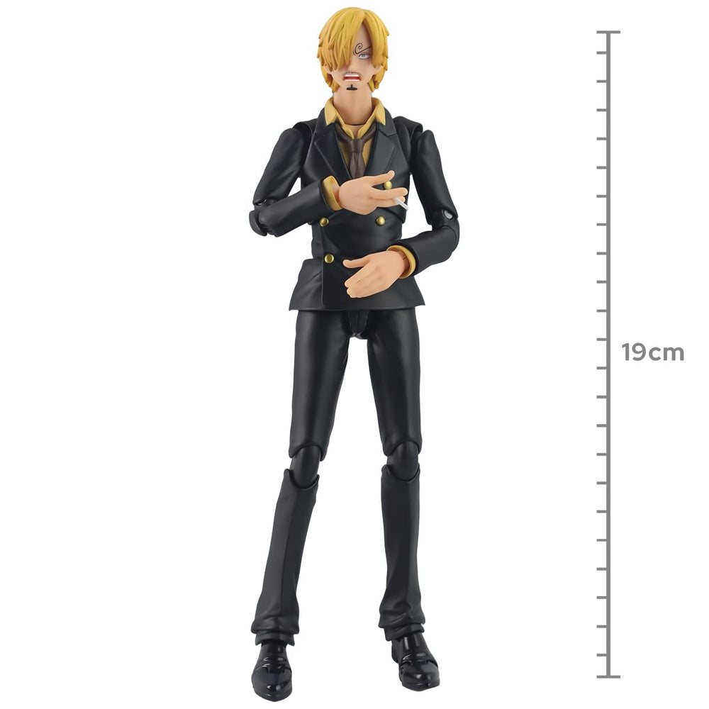 Sanji figure by Megahouse in a dynamic pose for versatile display options.