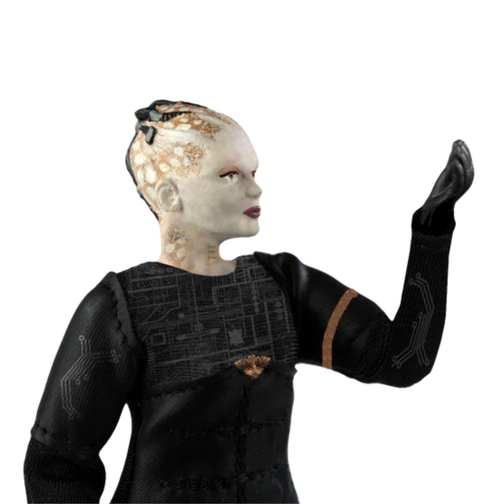 Mego Borg Queen TNG snack holder feature ready for imaginative play