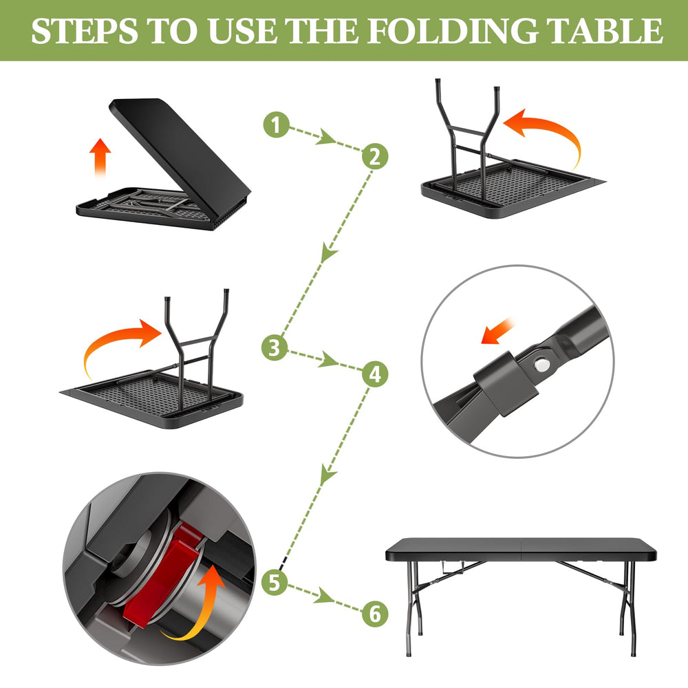 MEI&CO 6ft carry handle enables easy one-person transport.