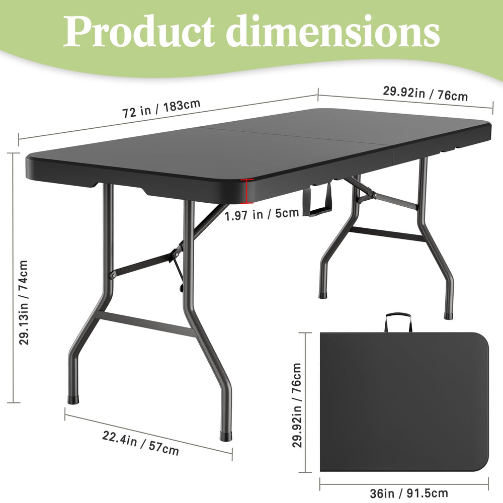 MEI&CO 6ft table with side lock demonstrates secure locking mechanism for safety.