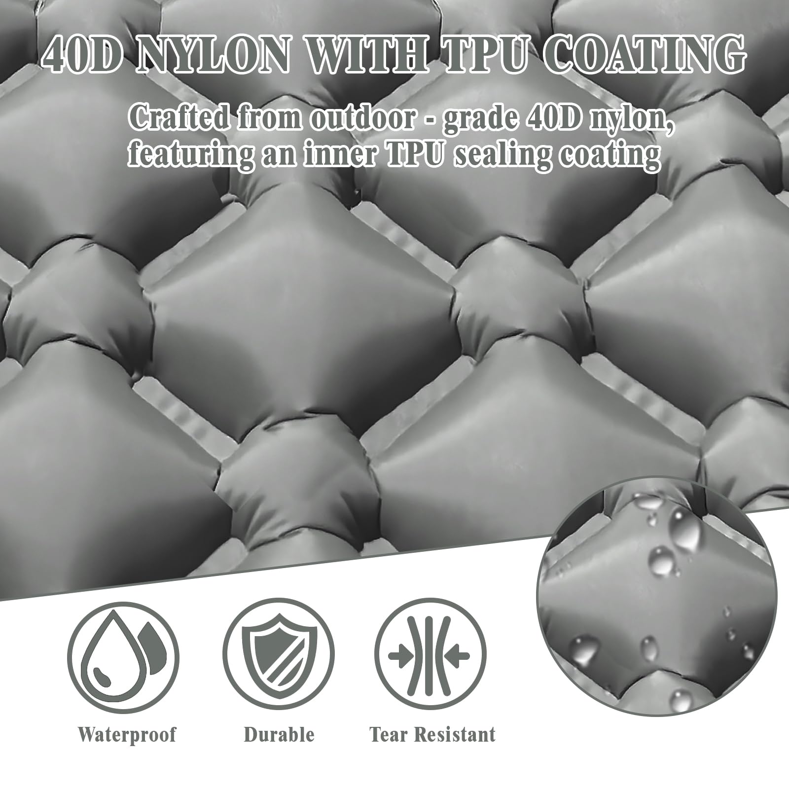 MEI&CO diamond-pattern surface stabilizes sleep and reduces movement