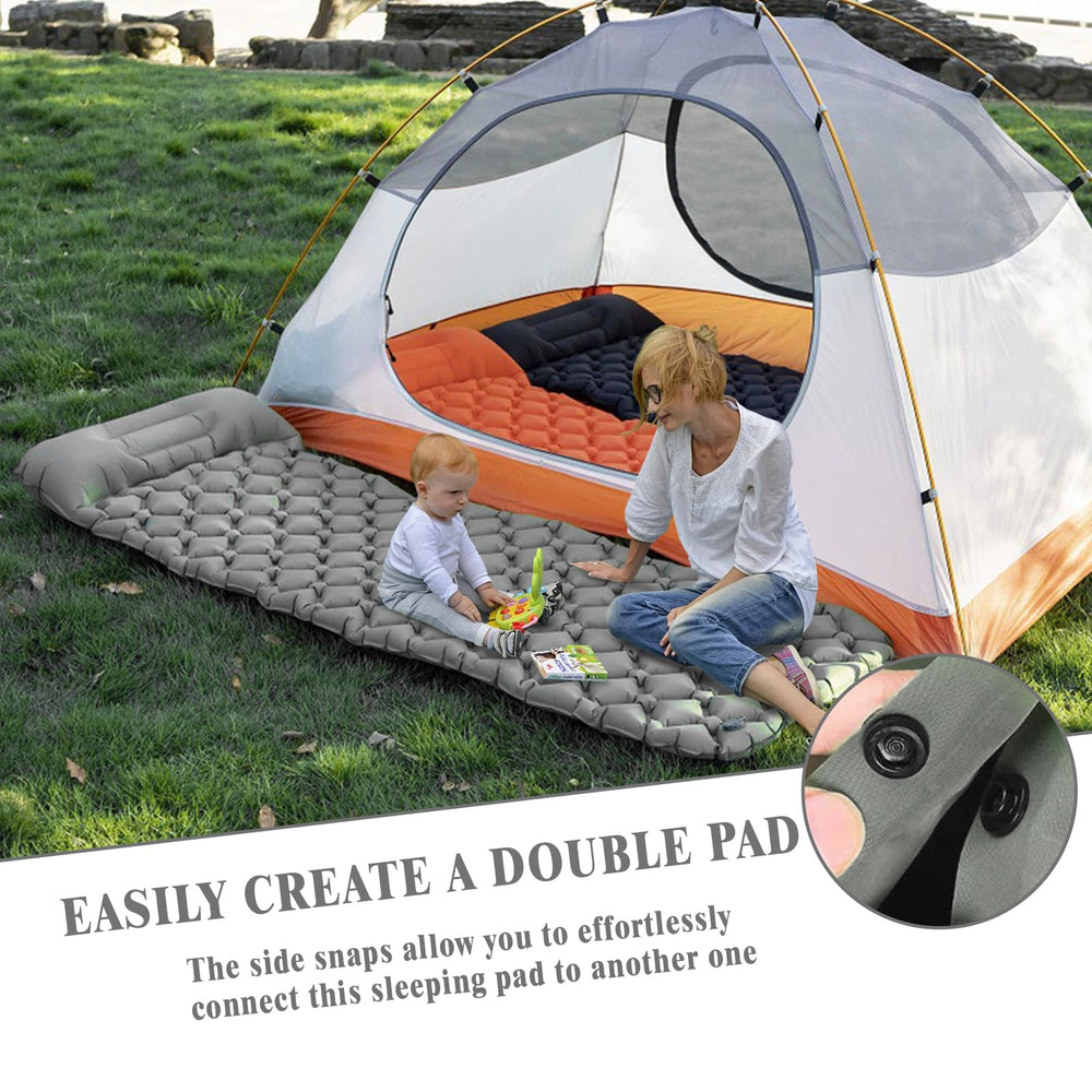 MEI&CO foot-pump inflates quickly, saving camp setup time