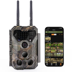 Meidase P300 dual antennas extend wireless range for remote wildlife monitoring.